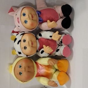 Cabbage Patch Kids 3 doll lot